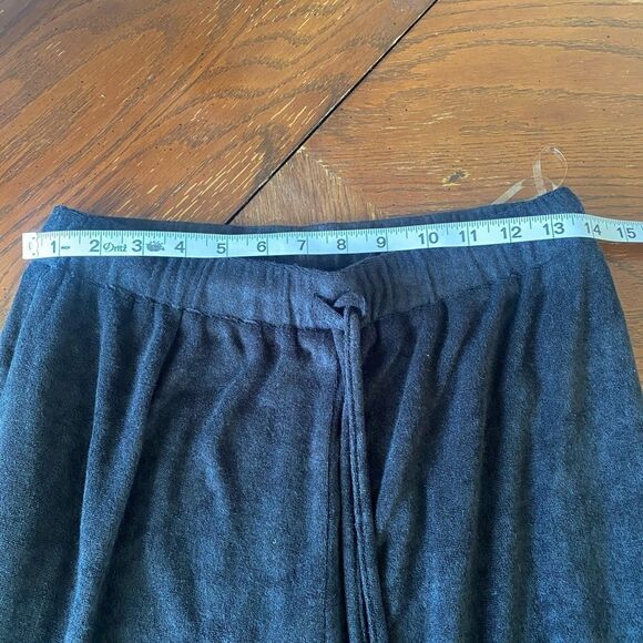 Doe & Rae black terry drawstring pants - Picture 7 of 8